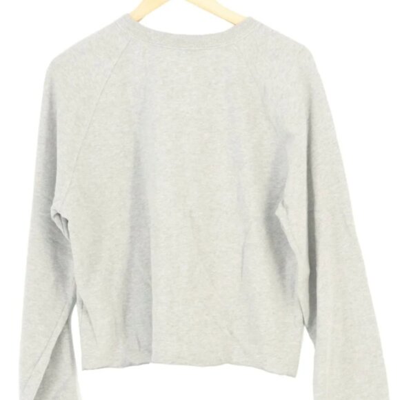 Gap - Logo Raw Edge Vintage Crewneck Sweatshirt 688273 | Medium | Heathered Gray - Picture 11 of 16